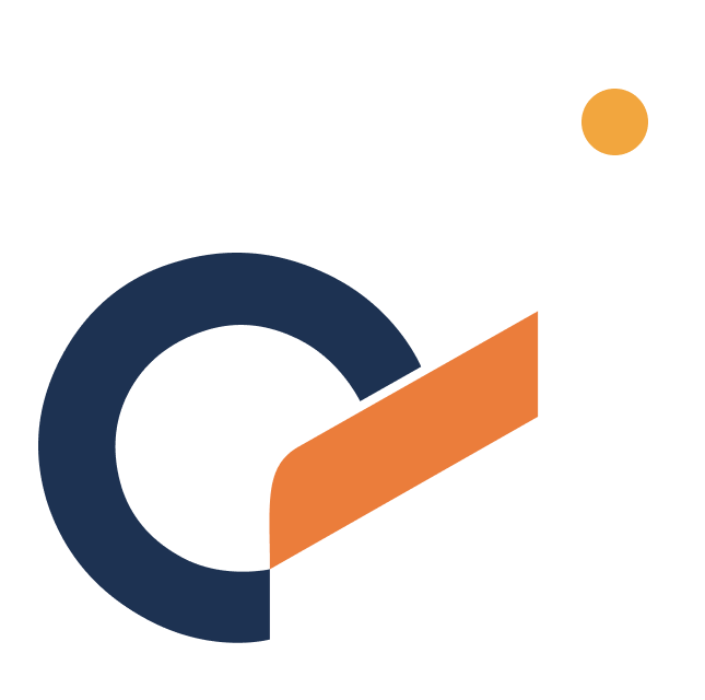 Голова андроида на оранжевом фоне